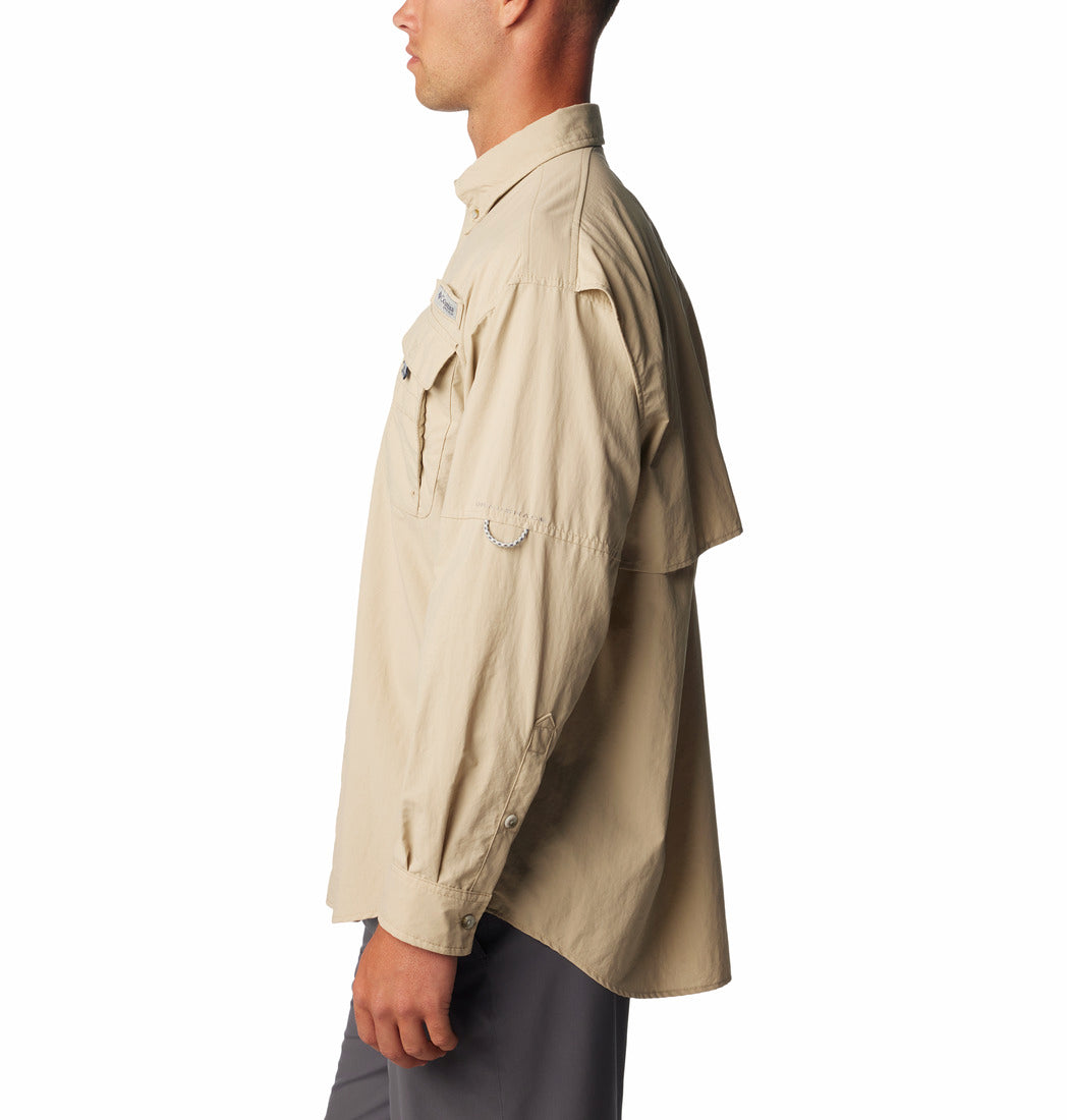 1011621-Bahama™ II L/S Shirt-COLUMBIA#color_fossil