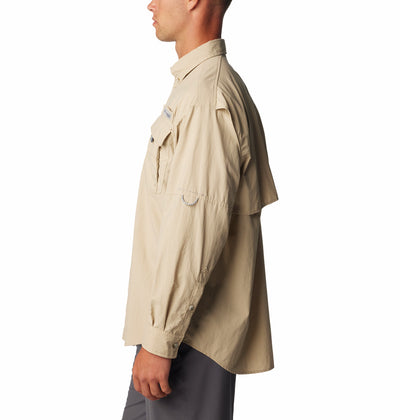 1011621-Bahama™ II L/S Shirt-COLUMBIA#color_fossil