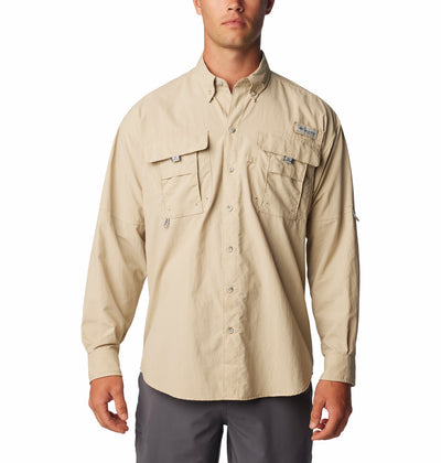 1011621-Bahama™ II L/S Shirt-COLUMBIA#color_fossil