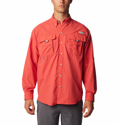 1011621-Bahama™ II L/S Shirt-COLUMBIA#color_sunset-red