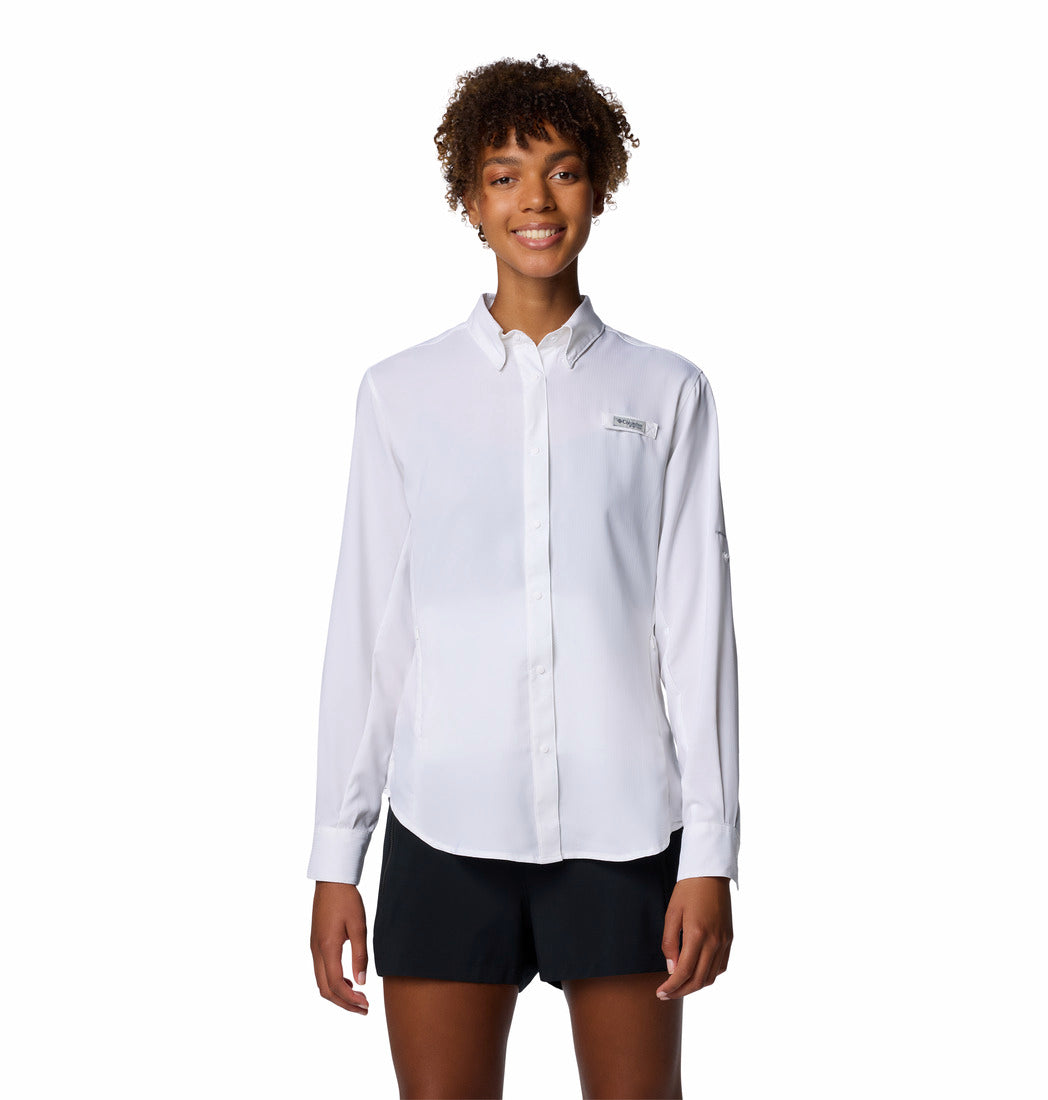 1275701-Womens Tamiami™ II LS Shirt-COLUMBIA#color_101-white