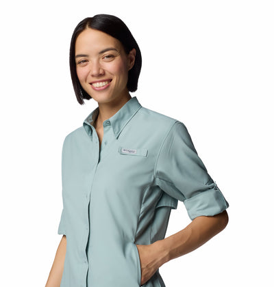 1275701-Womens Tamiami™ II LS Shirt-COLUMBIA#color_461-crushed-blue