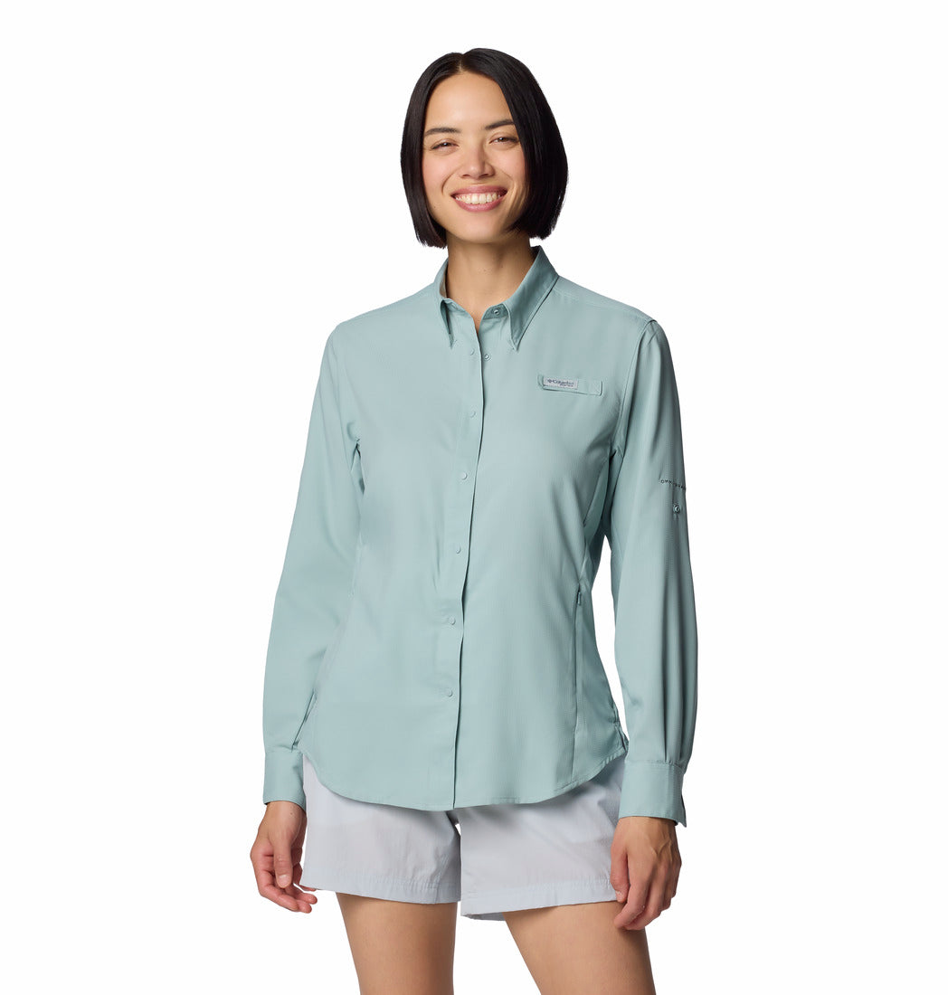 1275701-Womens Tamiami™ II LS Shirt-COLUMBIA#color_461-crushed-blue