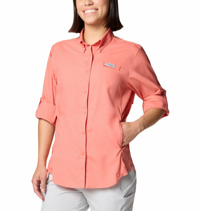 1275701-Womens Tamiami™ II LS Shirt-COLUMBIA#color_852-faded-peach