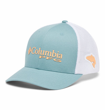 1503971-PFG Logo™ Mesh Ball Cap - High-COLUMBIA#color_461-crushed-blue-white