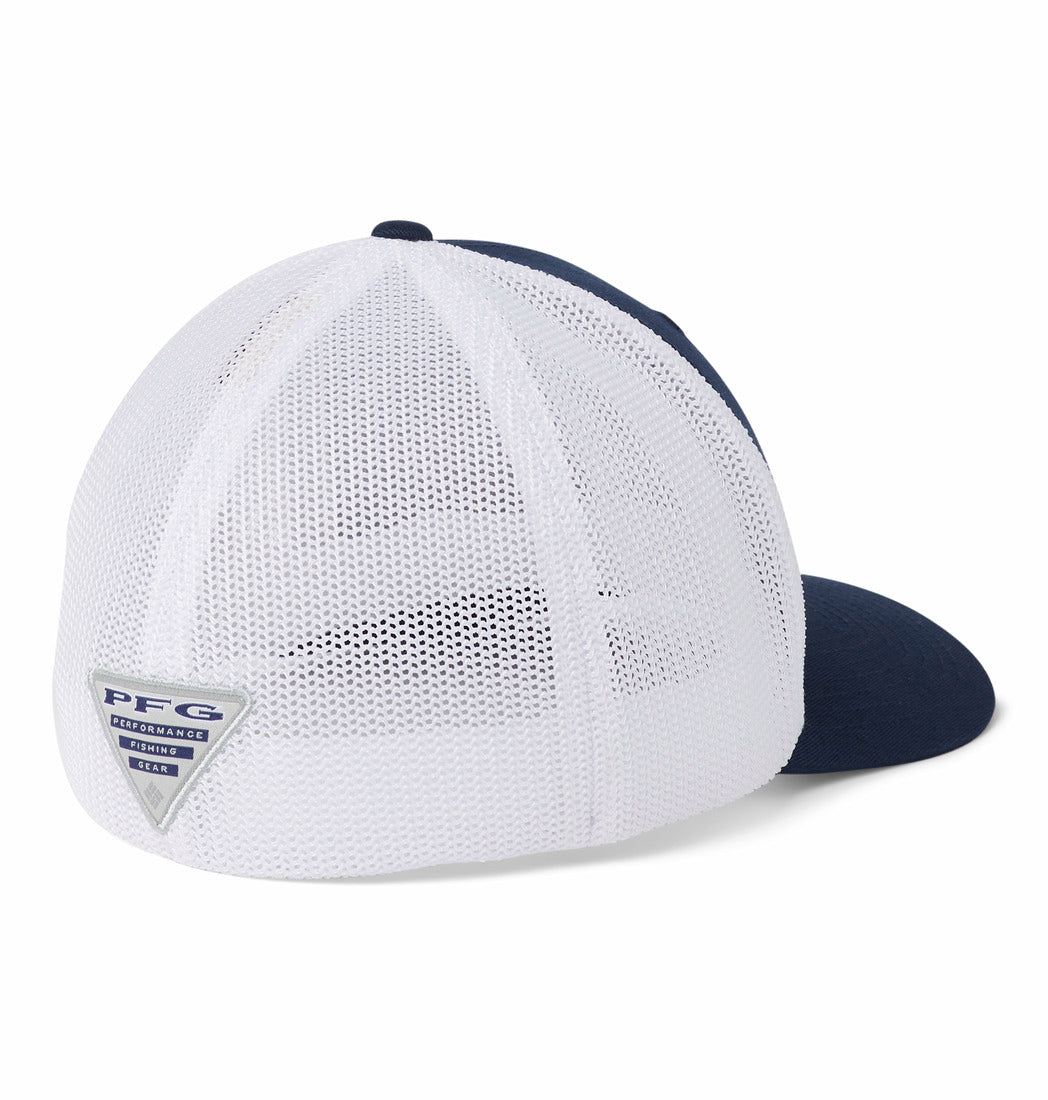 1503971-PFG Logo™ Mesh Ball Cap - High-COLUMBIA#color_collegiate-navy