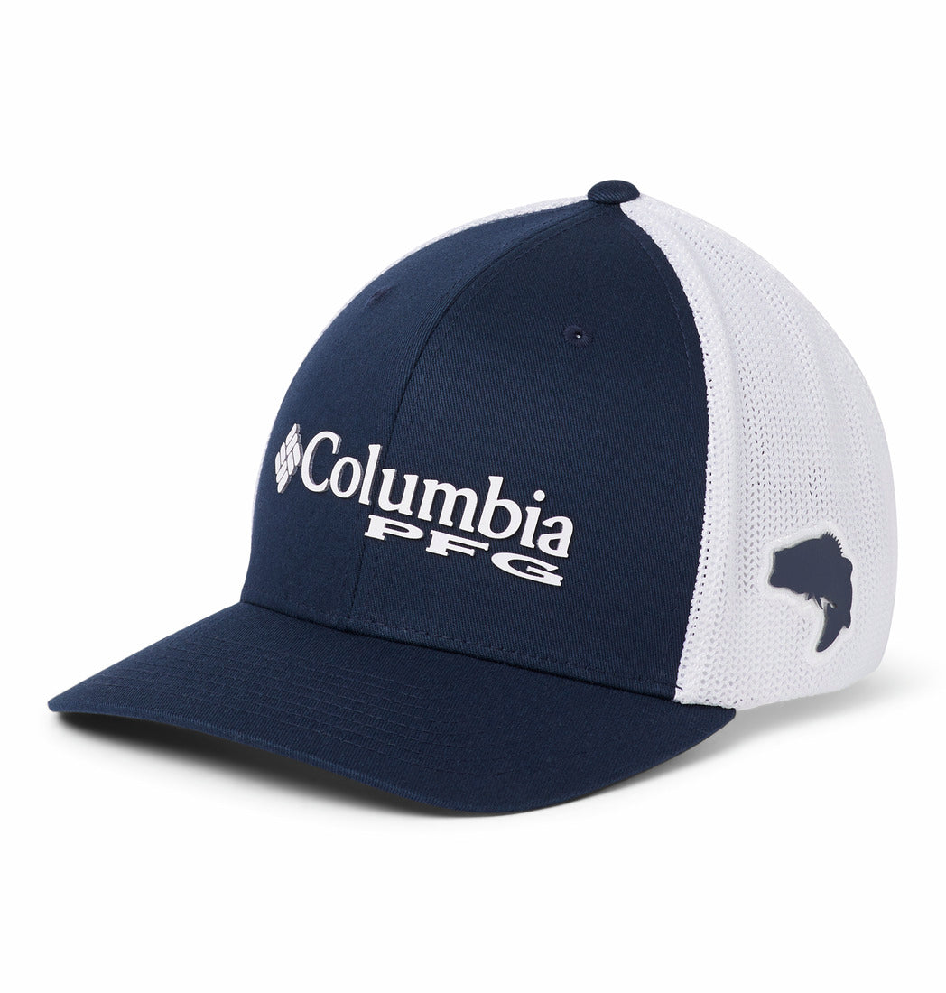 1503971-PFG Logo™ Mesh Ball Cap - High-COLUMBIA#color_collegiate-navy