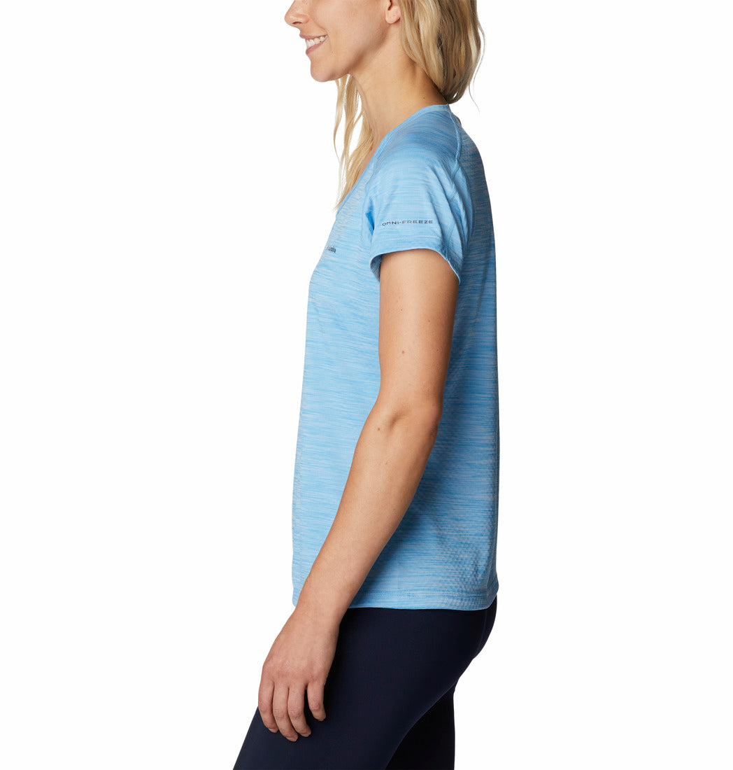 1533571-Zero Rules™ Short Sleeve Shirt-COLUMBIA#color_vista-blue-heather