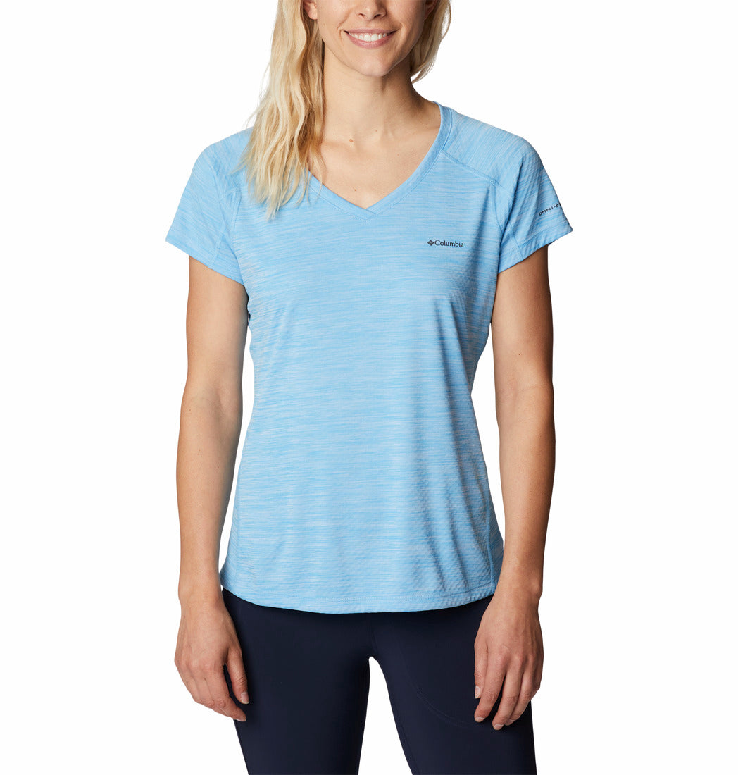1533571-Zero Rules™ Short Sleeve Shirt-COLUMBIA#color_vista-blue-heather