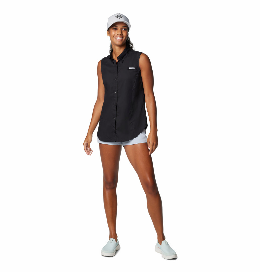 1547181-Tamiami™ Womens Sleeveless Shirt-COLUMBIA#color_black