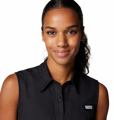 1547181-Tamiami™ Womens Sleeveless Shirt-COLUMBIA#color_black
