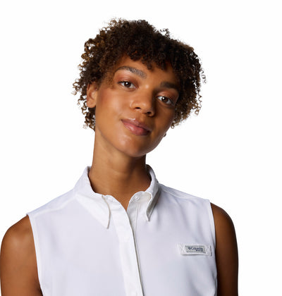 1547181-Tamiami™ Womens Sleeveless Shirt-COLUMBIA#color_white