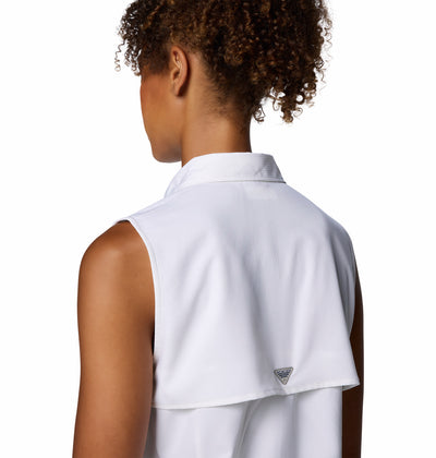 1547181-Tamiami™ Womens Sleeveless Shirt-COLUMBIA#color_white