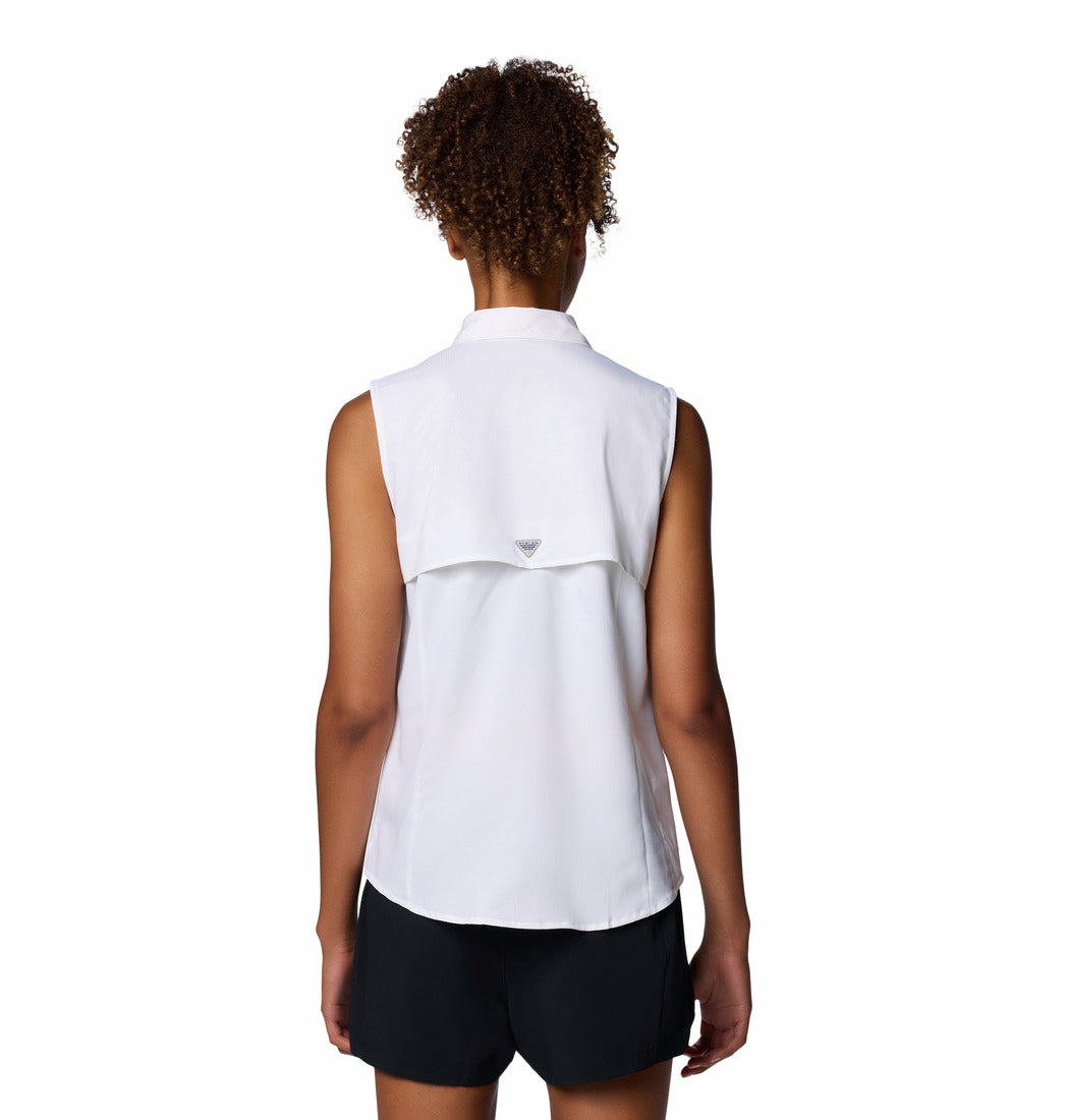 1547181-Tamiami™ Womens Sleeveless Shirt-COLUMBIA#color_white