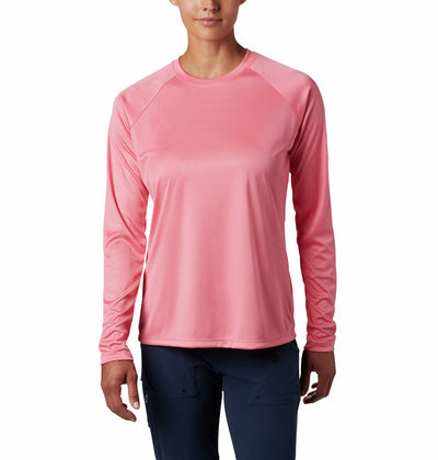 1577661-Tidal Tee™ II Long Sleeve-COLUMBIA#color_675-lollipop-white-logo