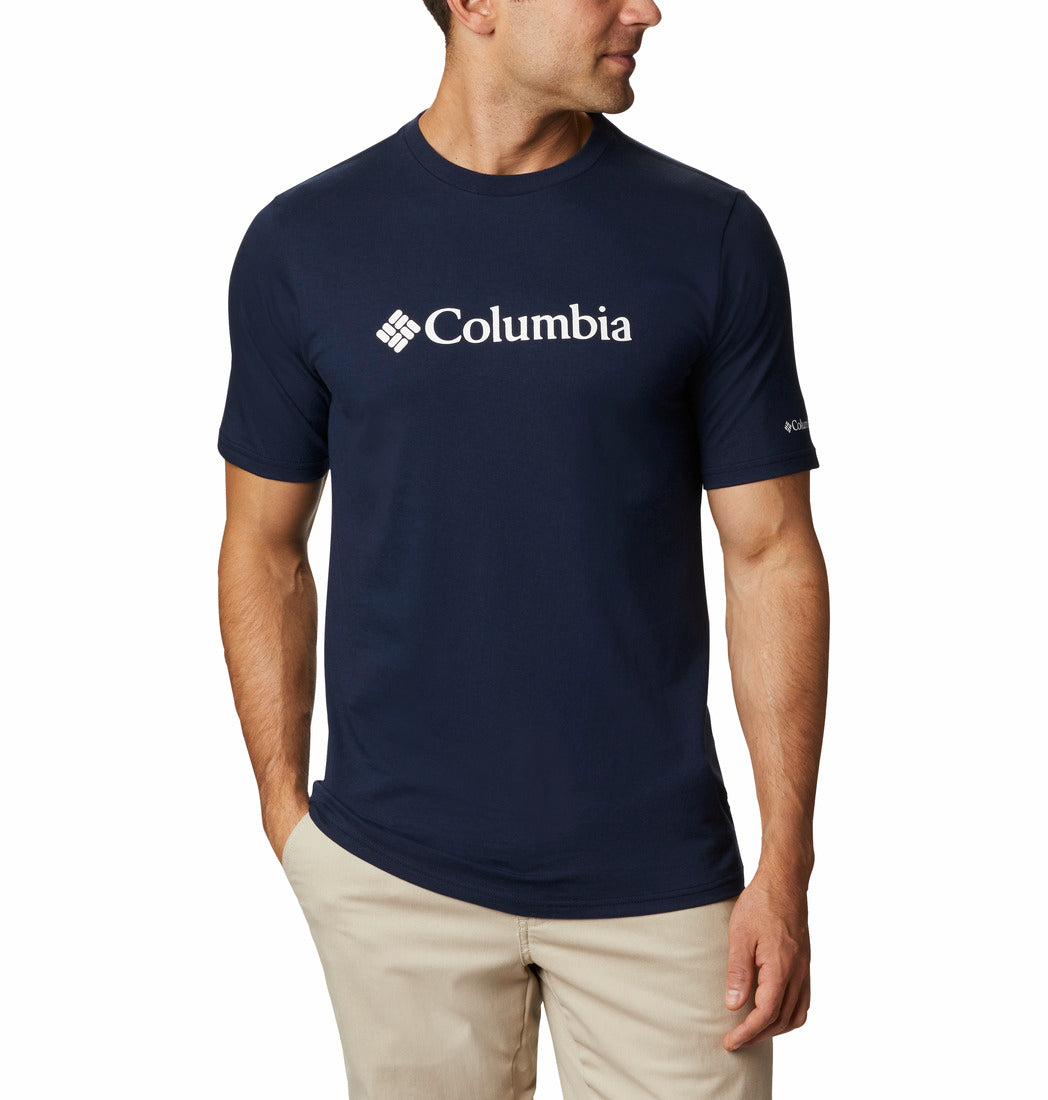 1680051-CSC Basic Logo™ Short Sleeve-COLUMBIA#color_collegiate-navy-white