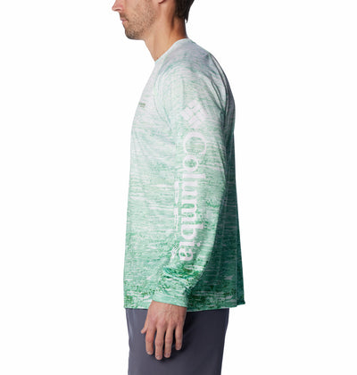 1709431-Super Terminal Tackle™ Long Sleeve Shirt-COLUMBIA#color_369-ocean-mint-digiscale-fade