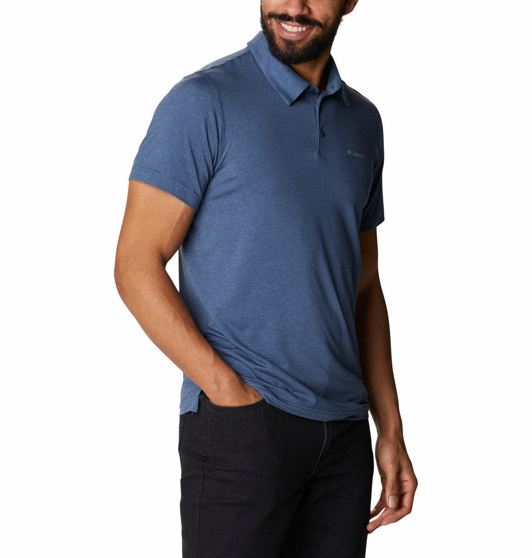 1768701-Tech Trail™ Polo-COLUMBIA#color_dark-mountain-heather