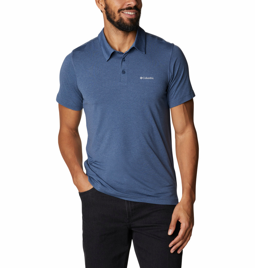 1768701-Tech Trail™ Polo-COLUMBIA#color_dark-mountain-heather