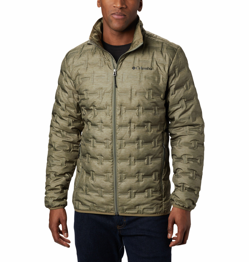 1875902-Delta Ridge™ Down Jacket-COLUMBIA#color_stone-green-heather-print