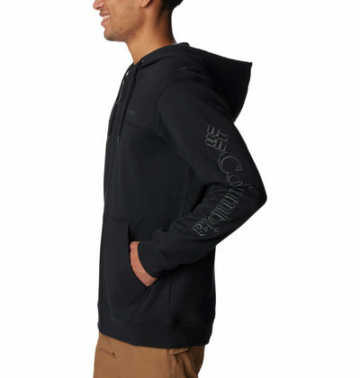 1889161-M Columbia™ Logo Fleece FZ-COLUMBIA#color_black-branded-shadow-sleeve-logo