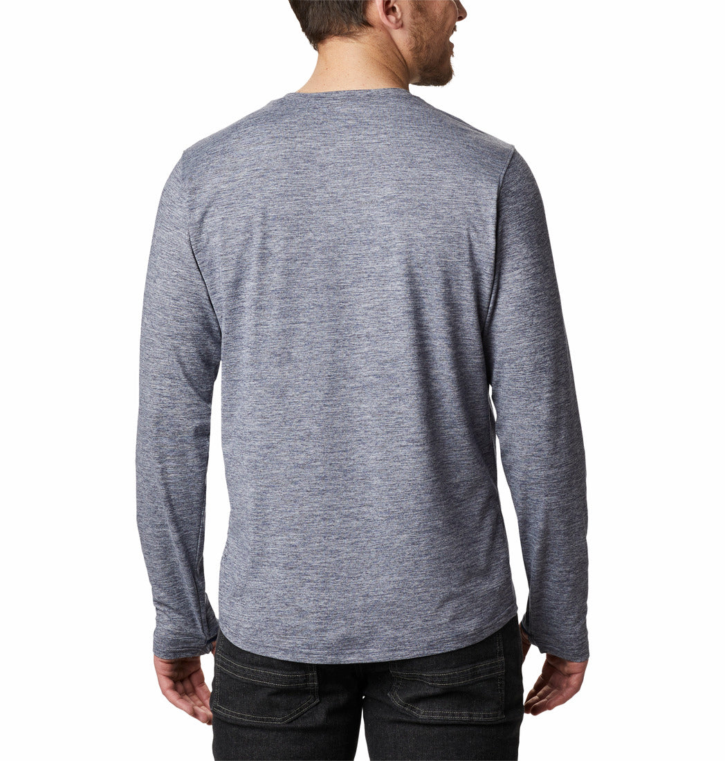 1907001-Tech Trail™ Long Sleeve Crew II-COLUMBIA#color_collegiate-navy-heather