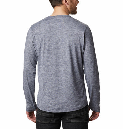 1907001-Tech Trail™ Long Sleeve Crew II-COLUMBIA#color_collegiate-navy-heather