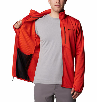 1952221-Park View™ Fleece Full Zip-COLUMBIA#color_698-sail-red-heather