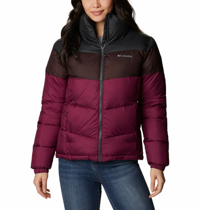 1955101-Puffect™ Color Blocked Jacket-COLUMBIA#color_marionberry-new-cinder-shark