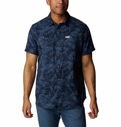 1990821-Utilizer™ Printed Woven Short Sleeve-COLUMBIA