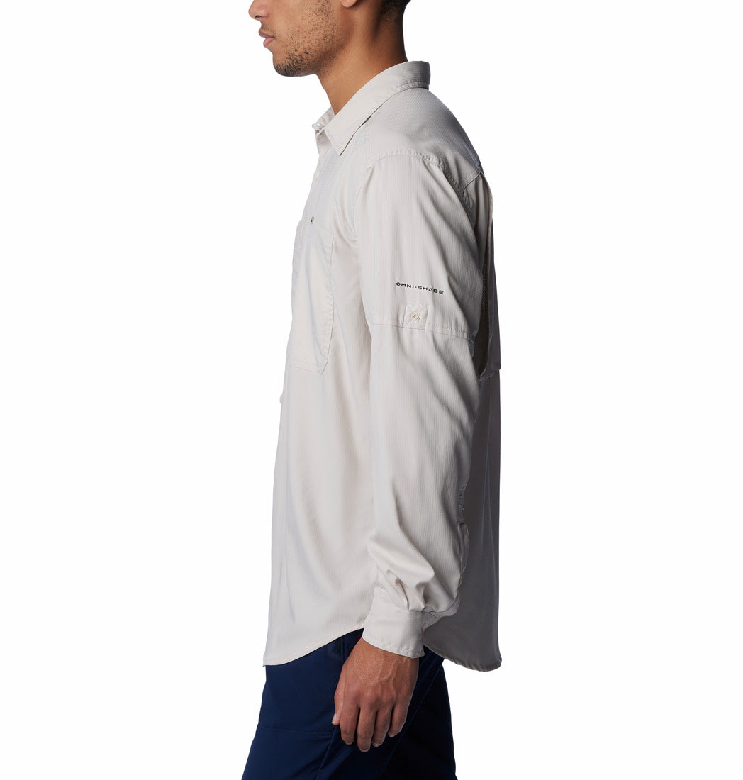 2012931-Silver Ridge™ Utility Lite Long Sleeve-COLUMBIA#color_dark-stone