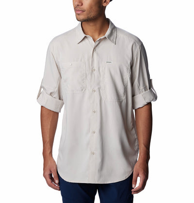 2012931-Silver Ridge™ Utility Lite Long Sleeve-COLUMBIA#color_dark-stone