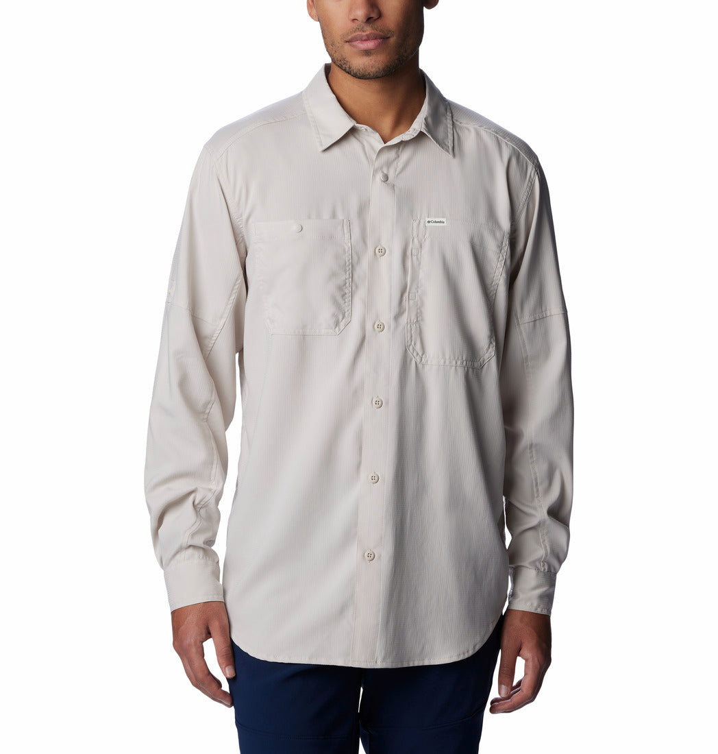 2012931-Silver Ridge™ Utility Lite Long Sleeve-COLUMBIA#color_dark-stone