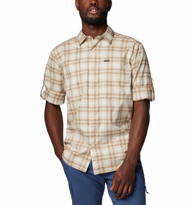 2012941-Silver Ridge™ Utility Lite Plaid LS-COLUMBIA#color_279-dark-stone-ombre