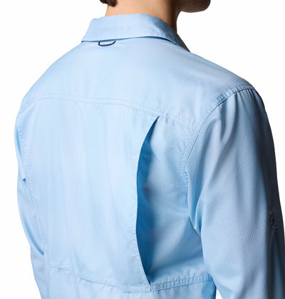 2012941-Silver Ridge™ Utility Lite Plaid LS-COLUMBIA#color_431-ripple-blue-large-blur-check