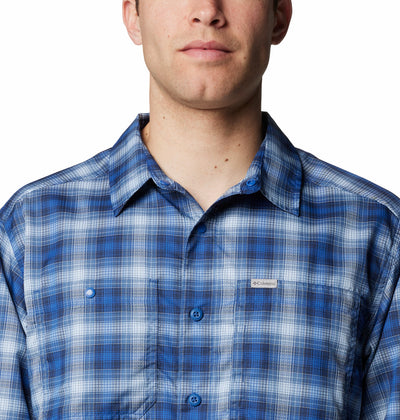 2012941-Silver Ridge™ Utility Lite Plaid LS-COLUMBIA#color_433-mountain-blue-ombre