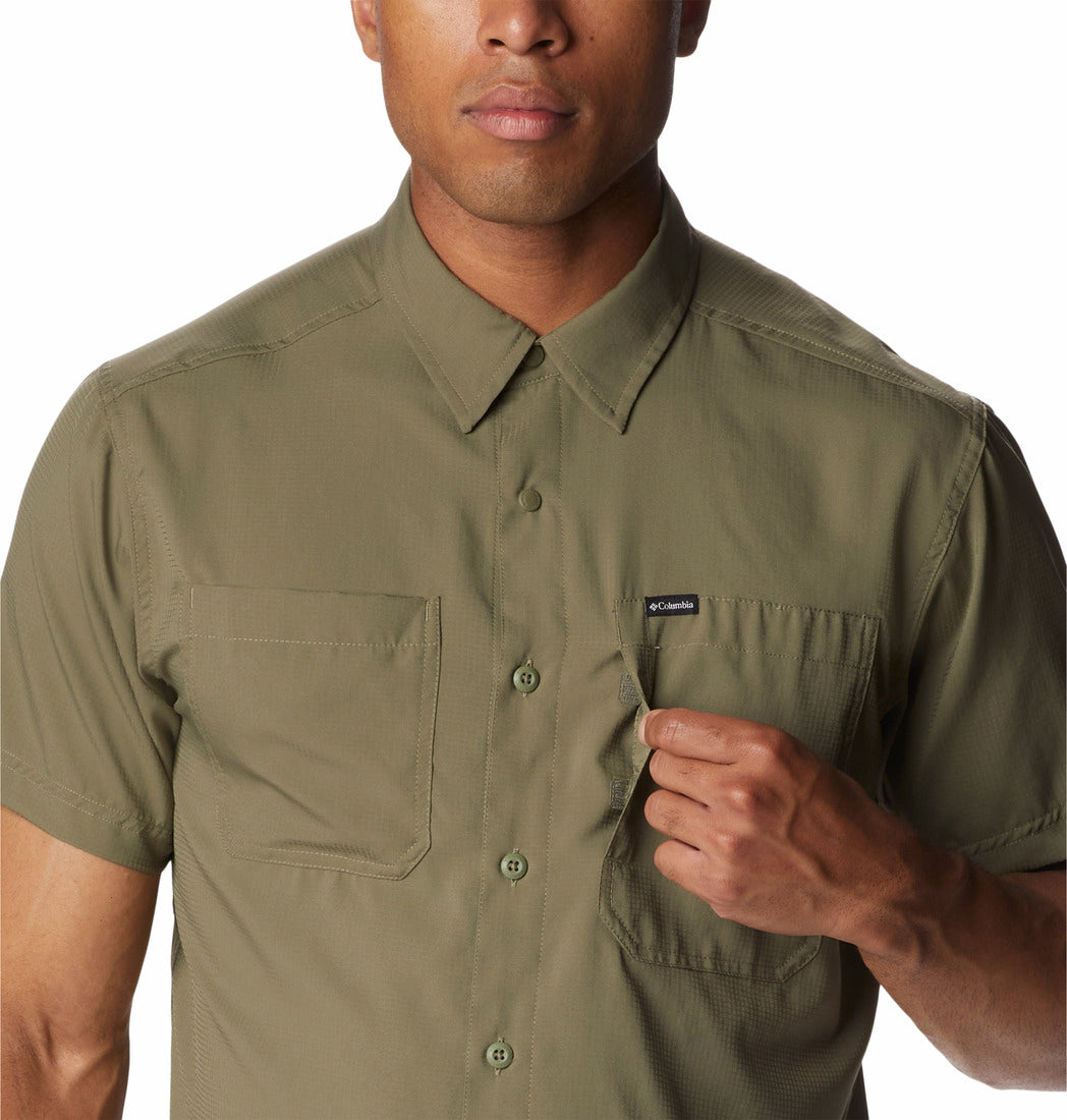 2030721-Silver Ridge™ Utility Lite Short Sleeve-COLUMBIA#color_stone-green