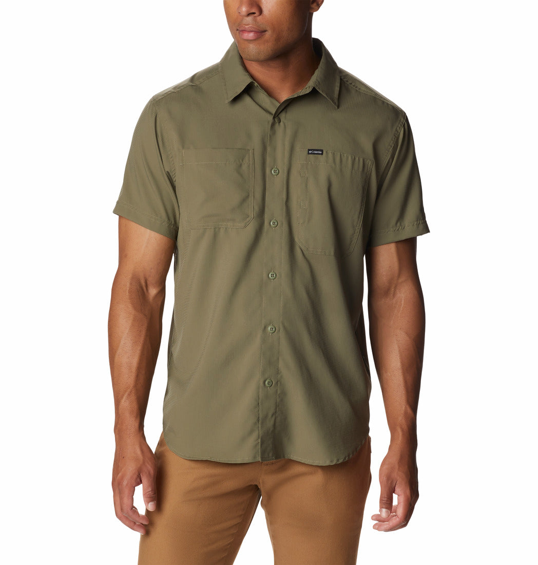 2030721-Silver Ridge™ Utility Lite Short Sleeve-COLUMBIA#color_stone-green