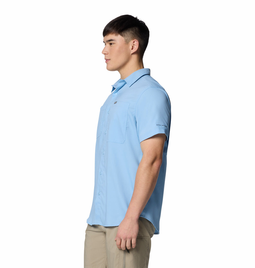 2030721-Silver Ridge™ Utility Lite Short Sleeve-COLUMBIA#color_431-ripple-blue