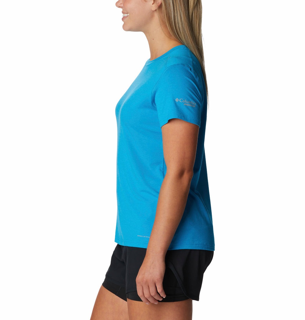 2031811-W Endless Trail™ Running Tech Tee-COLUMBIA#color_417-ocean-blue