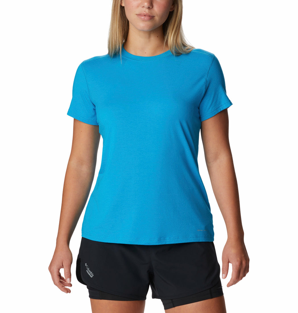 2031811-W Endless Trail™ Running Tech Tee-COLUMBIA#color_417-ocean-blue
