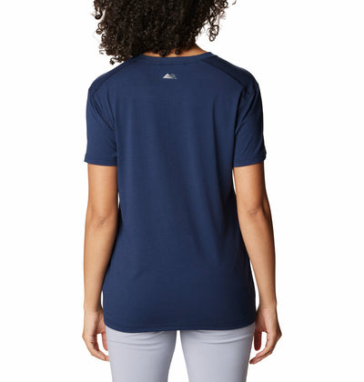 2031811-W Endless Trail™ Running Tech Tee-COLUMBIA#color_collegiate-navy