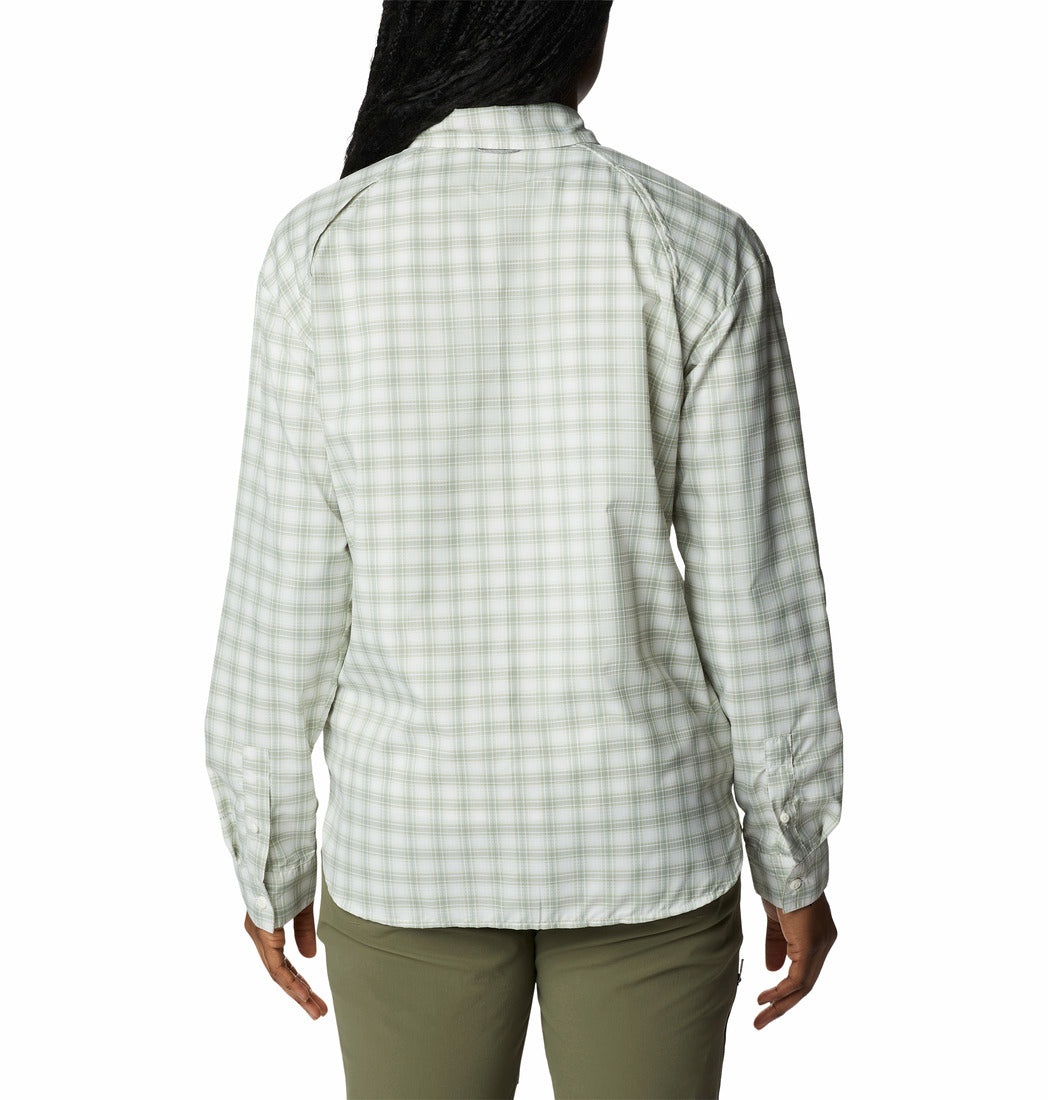 2033351-Silver Ridge Utility™ Patterned LS Shirt-COLUMBIA#color_white-peak-plaid